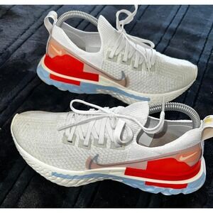 Nike React Infinity Run Flyknit Premium Beige Women's Size 8.5 Shoes CU0430-001